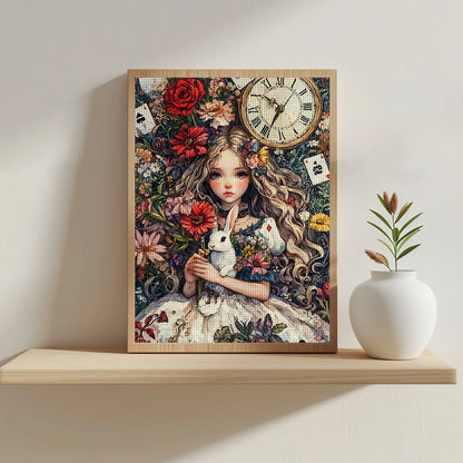 CraftHoop Girl in Wonderland Cross Stitch Kit
