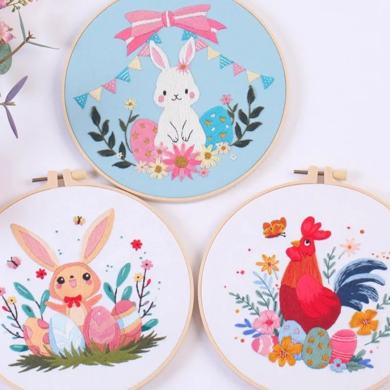 CraftHoop Easter Joy Embroidery Kit