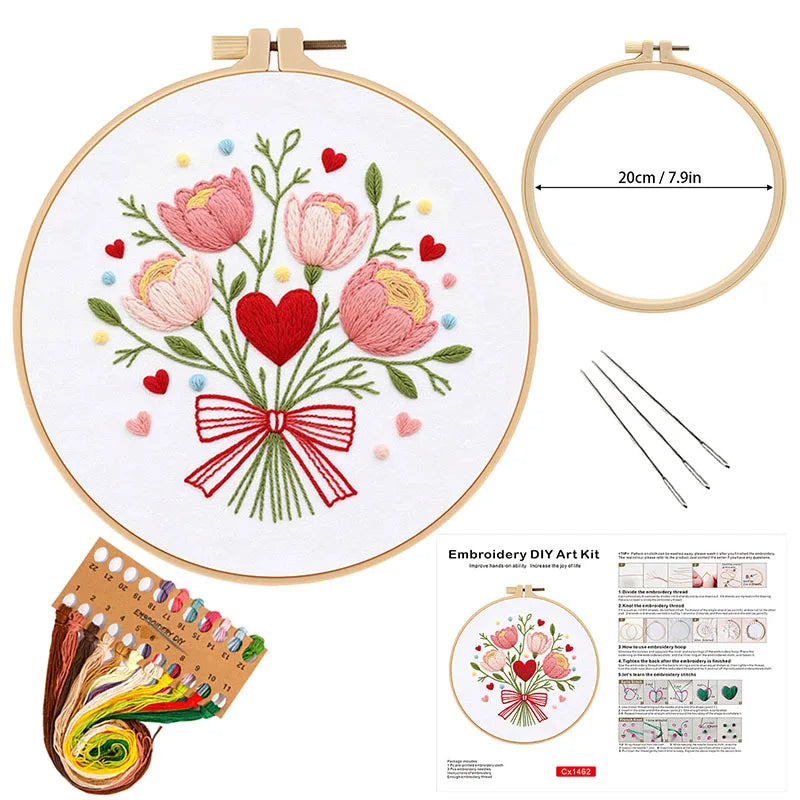 CraftHoop Valentine’s Day Blooming Love Set