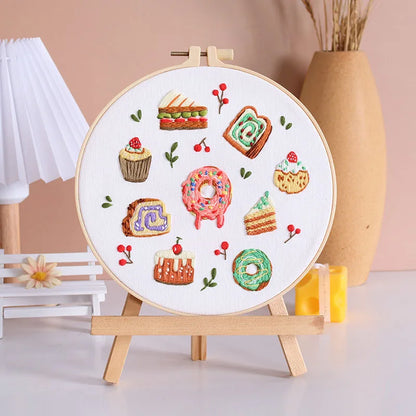 CraftHoop Treats & Bakes Embroidery Kit