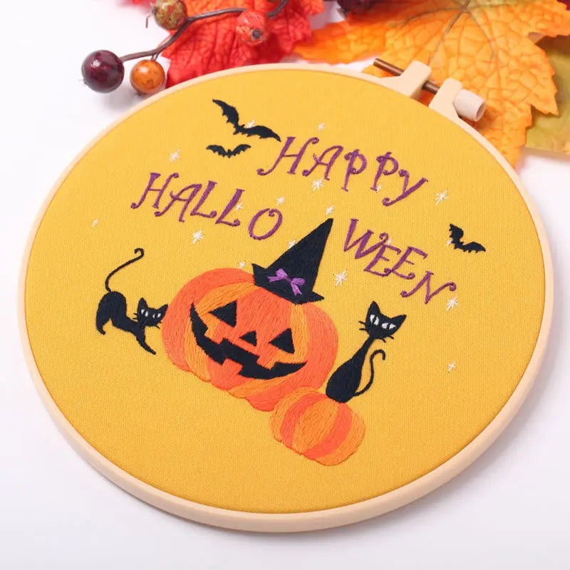 CraftHoop Halloween Spirit Embroidery Kit