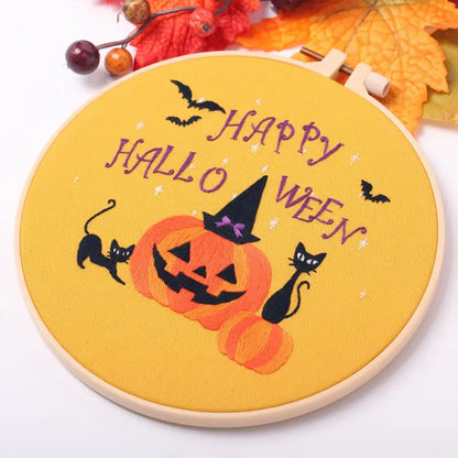 CraftHoop Halloween Spirit Embroidery Kit
