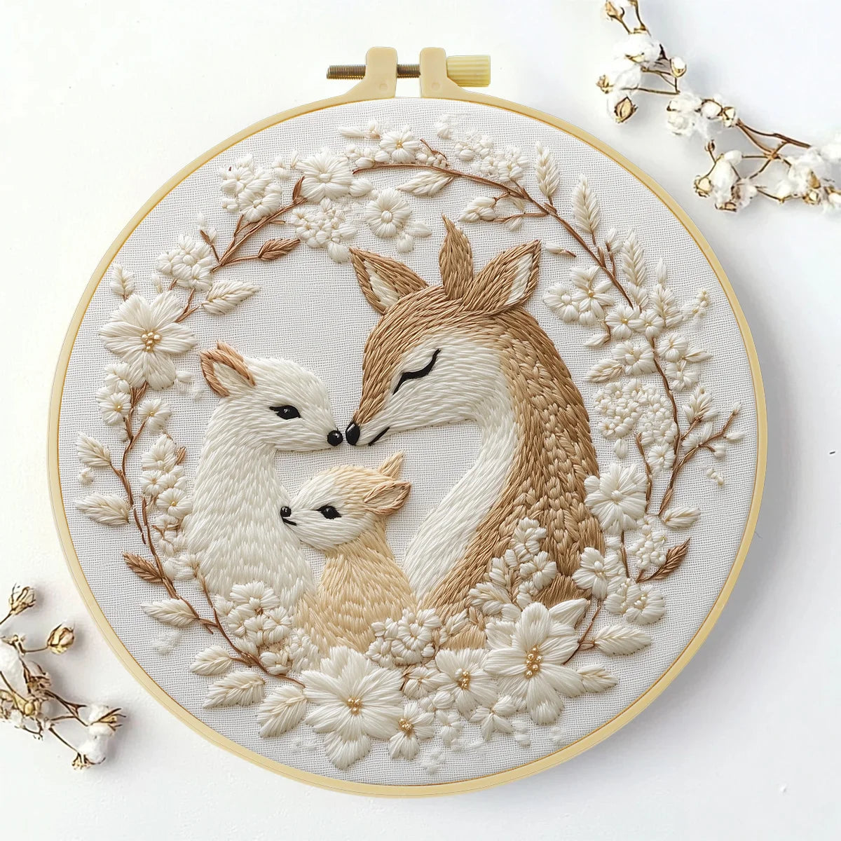 CraftHoop Deer Harmony Embroidery Kit