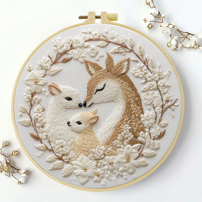 CraftHoop Deer Harmony Embroidery Kit
