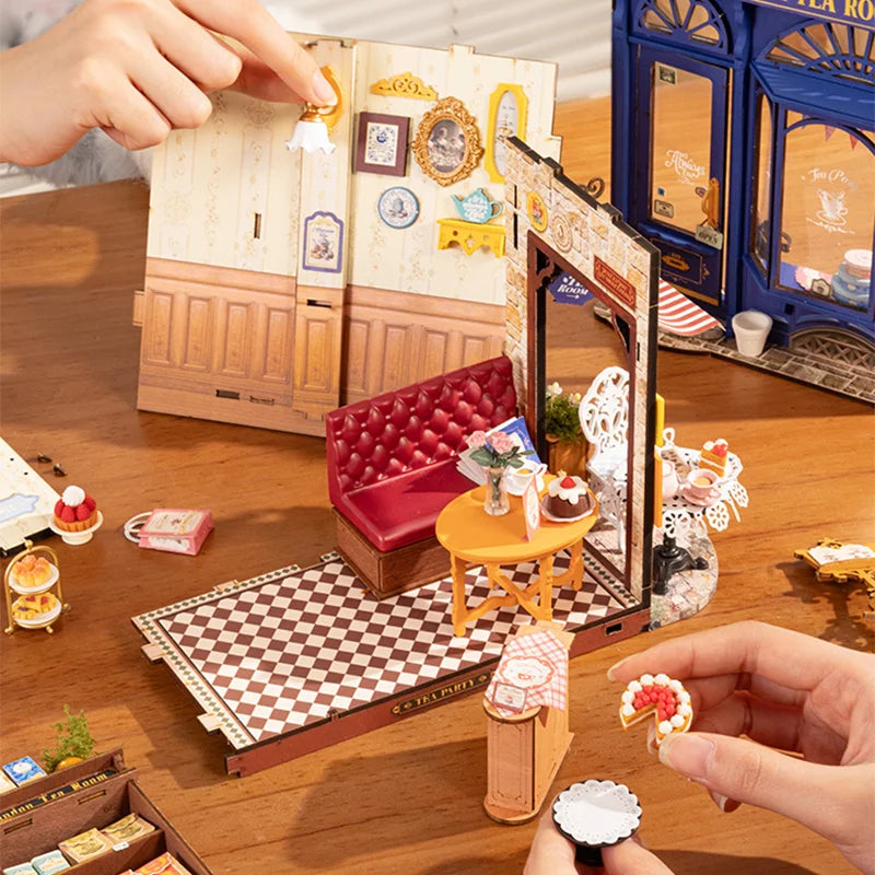 Leisure Time 3D Tea Room DIY Miniature Kit