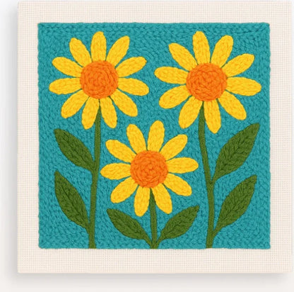 CraftHoop Colorful Bloom Punch Needle Kit