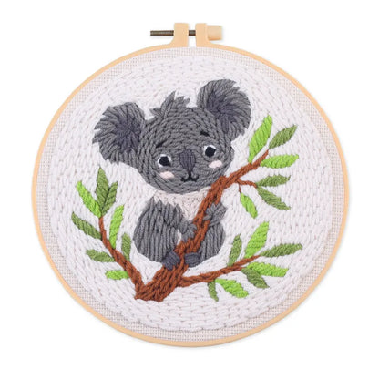 CraftHoop Cozy Koalas Punch Needle Kit