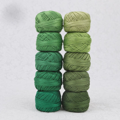 CraftHoop Egyptian Cotton Crochet & Embroidery Thread – 10 Pack