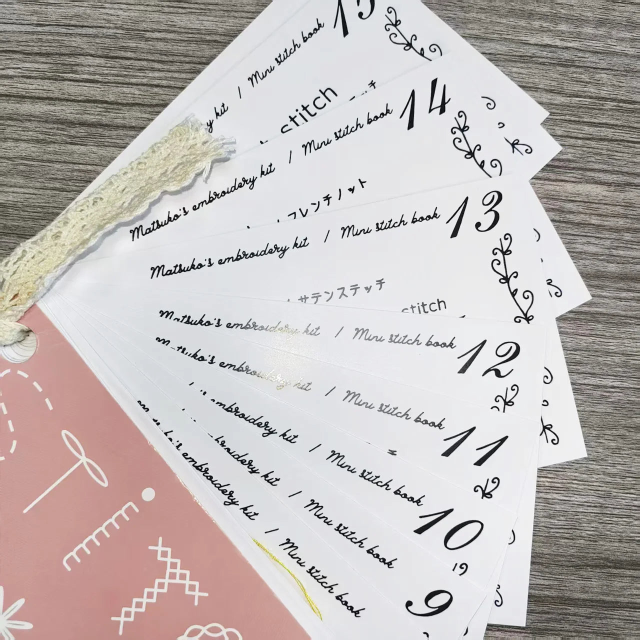 CraftHoop Japanese-Inspired Stitch Book & Learning Practice Set
