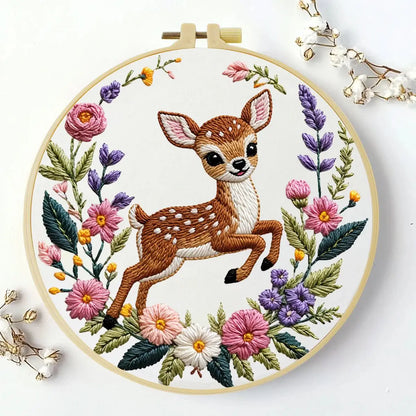 CraftHoop Deer Harmony Embroidery Kit