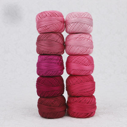 CraftHoop Egyptian Cotton Crochet & Embroidery Thread – 10 Pack