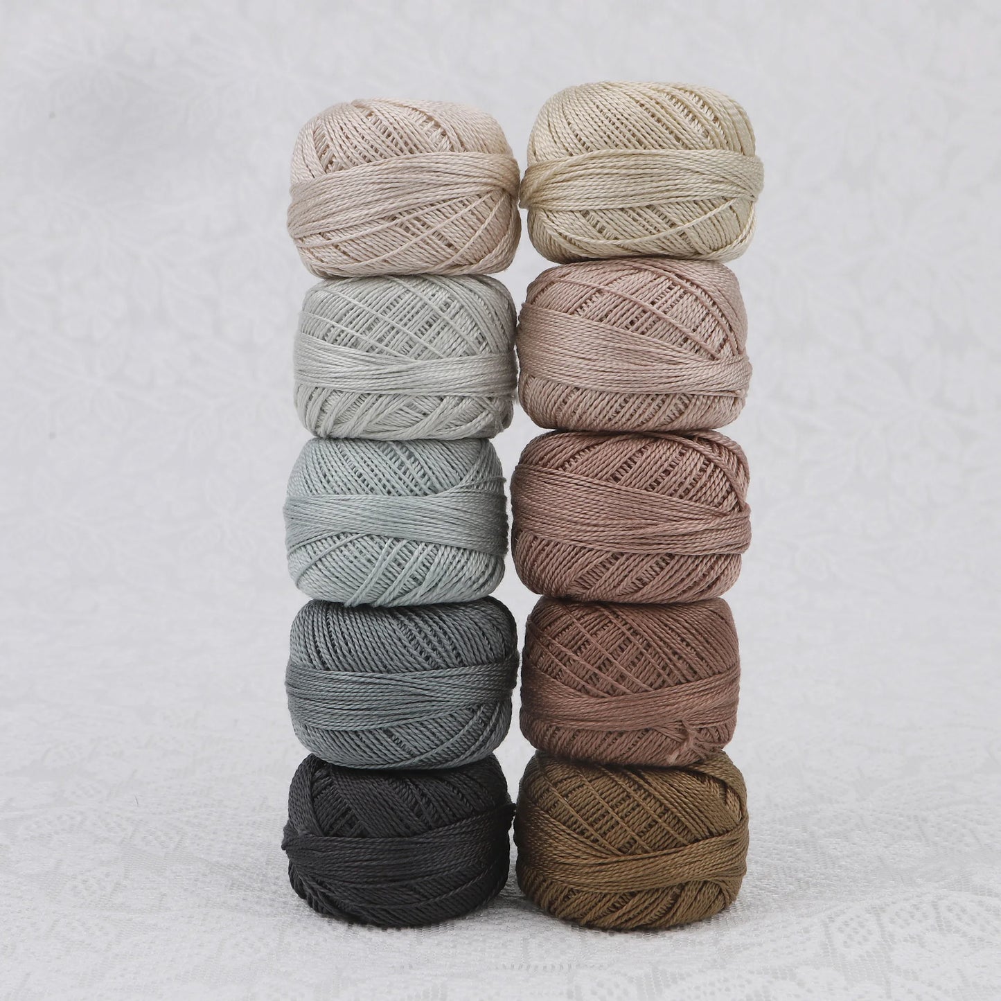 CraftHoop Egyptian Cotton Crochet & Embroidery Thread – 10 Pack