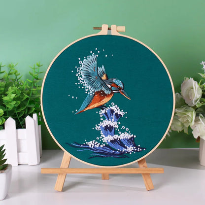 CraftHoop Marine Life Embroidery Kit