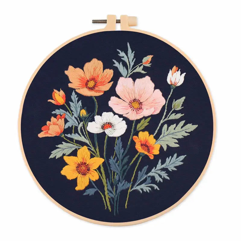 CraftHoop Bloom & Bee Embroidery Kit