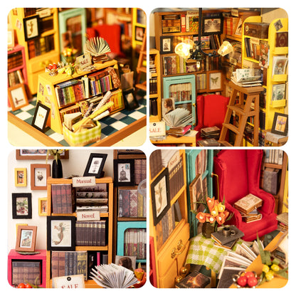 CraftHoop 3D Miniature Storybook Library Kit