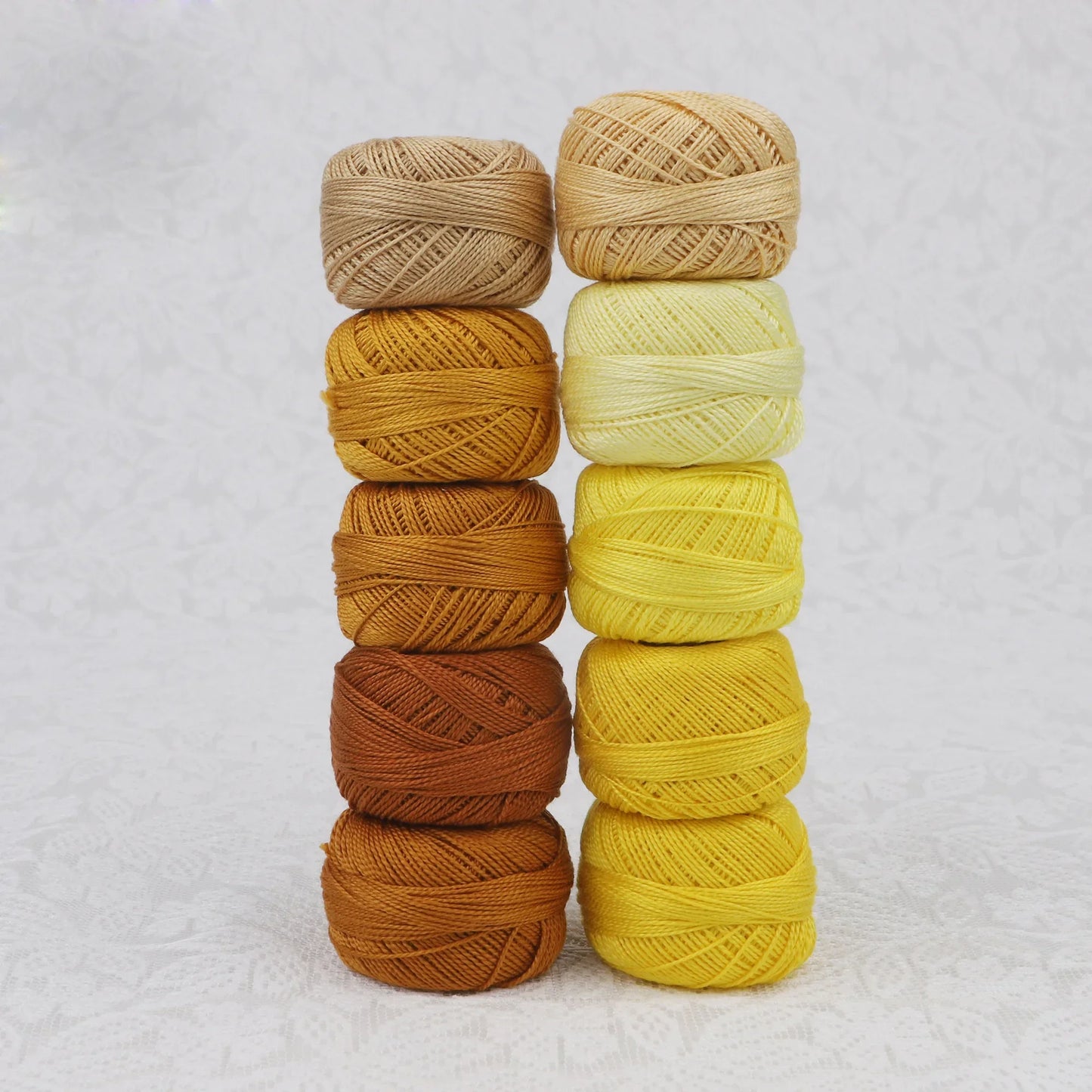 CraftHoop Egyptian Cotton Crochet & Embroidery Thread – 10 Pack