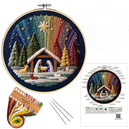 CraftHoop Silent Night Embroidery Kit