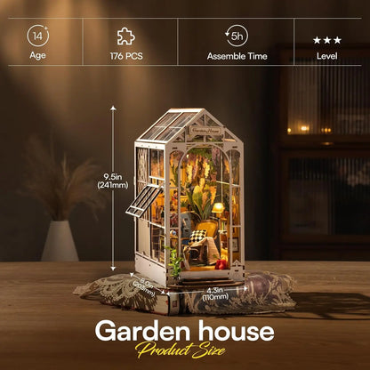 Blooming Garden House 3D DIY Miniature