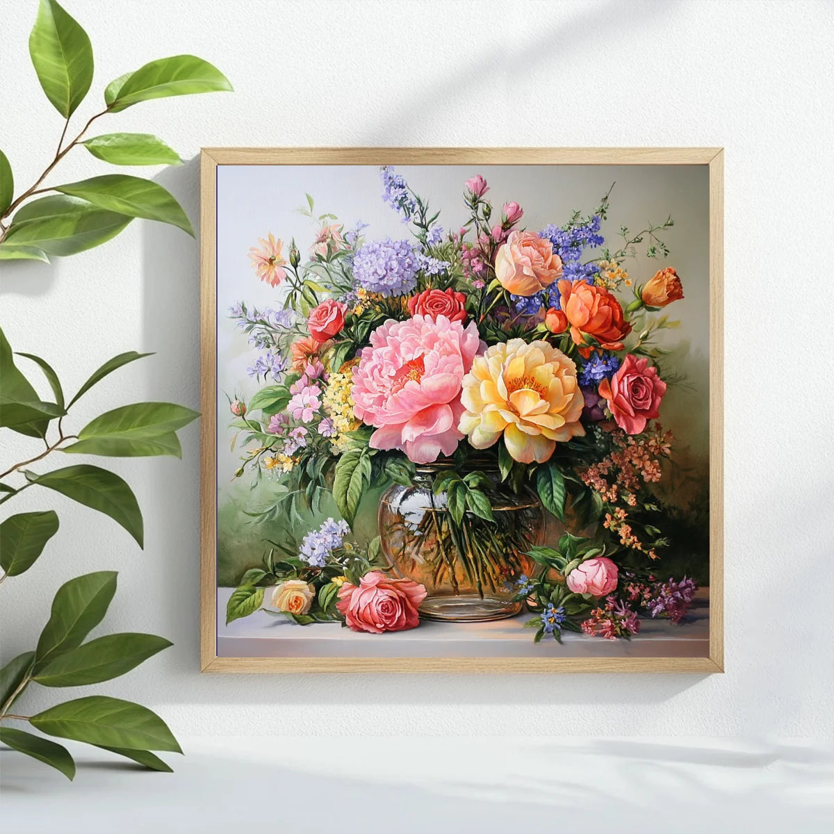 CraftHoop Vintage Floral Vase Cross Stitch Kit