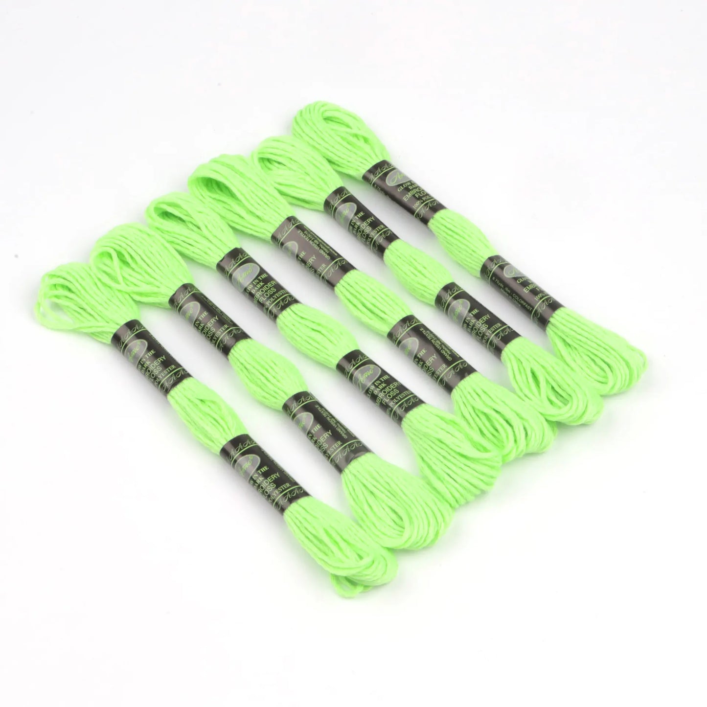 CraftHoop Glow-in-the-Dark Embroidery Thread Set