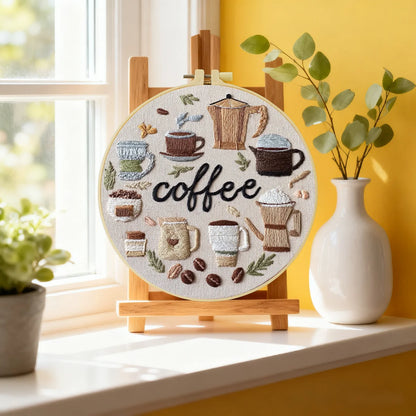 CraftHoop Food Art Embroidery Kit