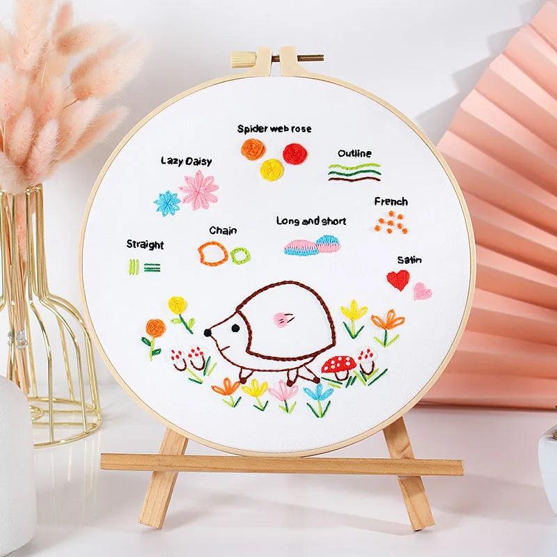 CraftHoop Stitch & Play Kids Embroidery Kit