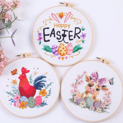 CraftHoop Easter Joy Embroidery Kit