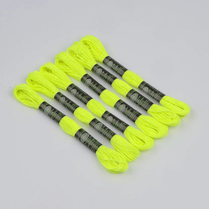 CraftHoop Glow-in-the-Dark Embroidery Thread Set