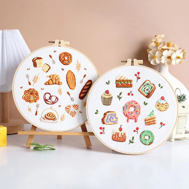 CraftHoop Treats & Bakes Embroidery Kit