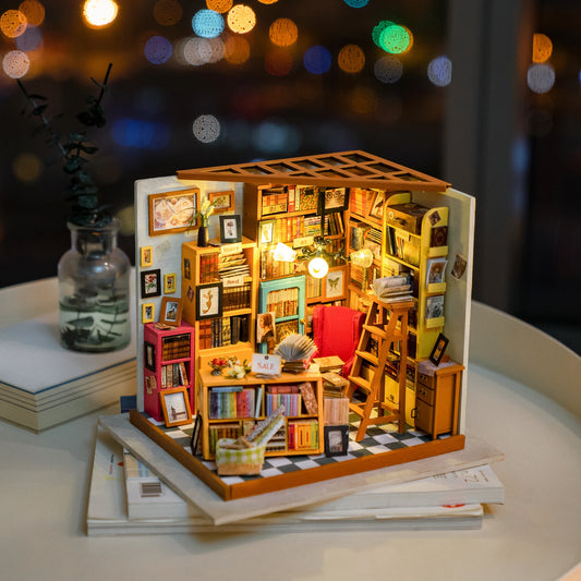 CraftHoop 3D Miniature Storybook Library Kit