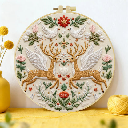 CraftHoop Deer Harmony Embroidery Kit