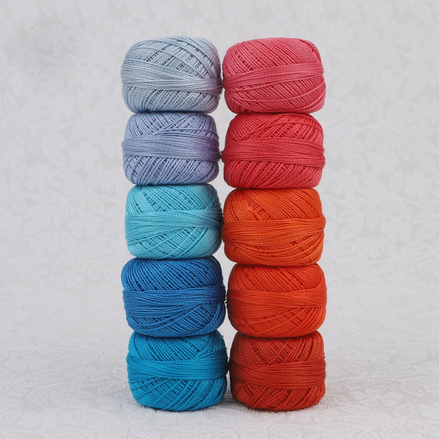 CraftHoop Egyptian Cotton Crochet & Embroidery Thread – 10 Pack