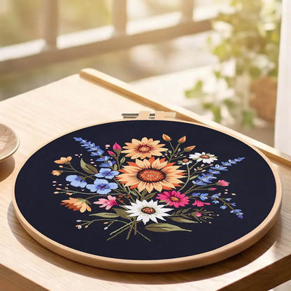 CraftHoop Bloom & Bee Embroidery Kit