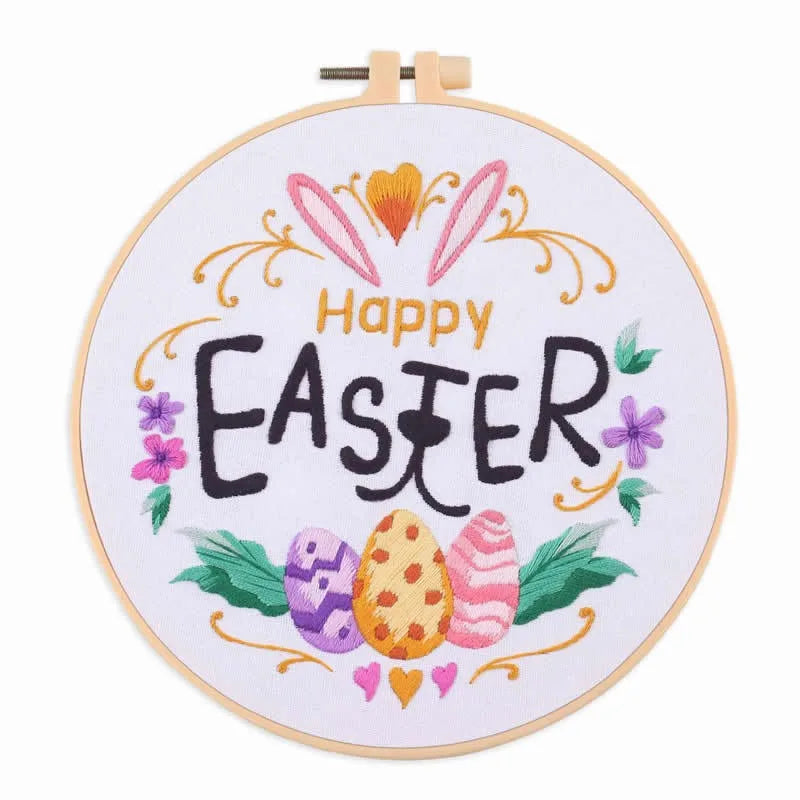 CraftHoop Easter Joy Embroidery Kit