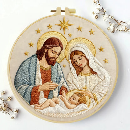 CraftHoop Sacred Nativity Embroidery Kits