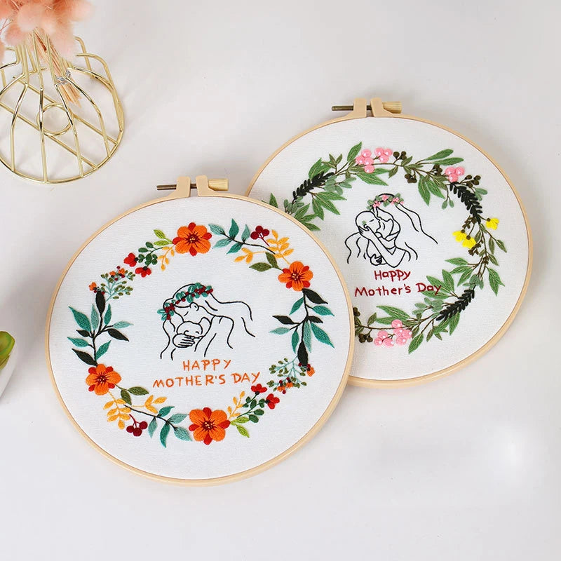 CraftHoop Mother’s Day Love Embroidery Kit