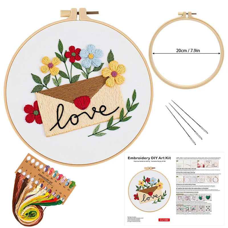 CraftHoop Valentine’s Day Blooming Love Set