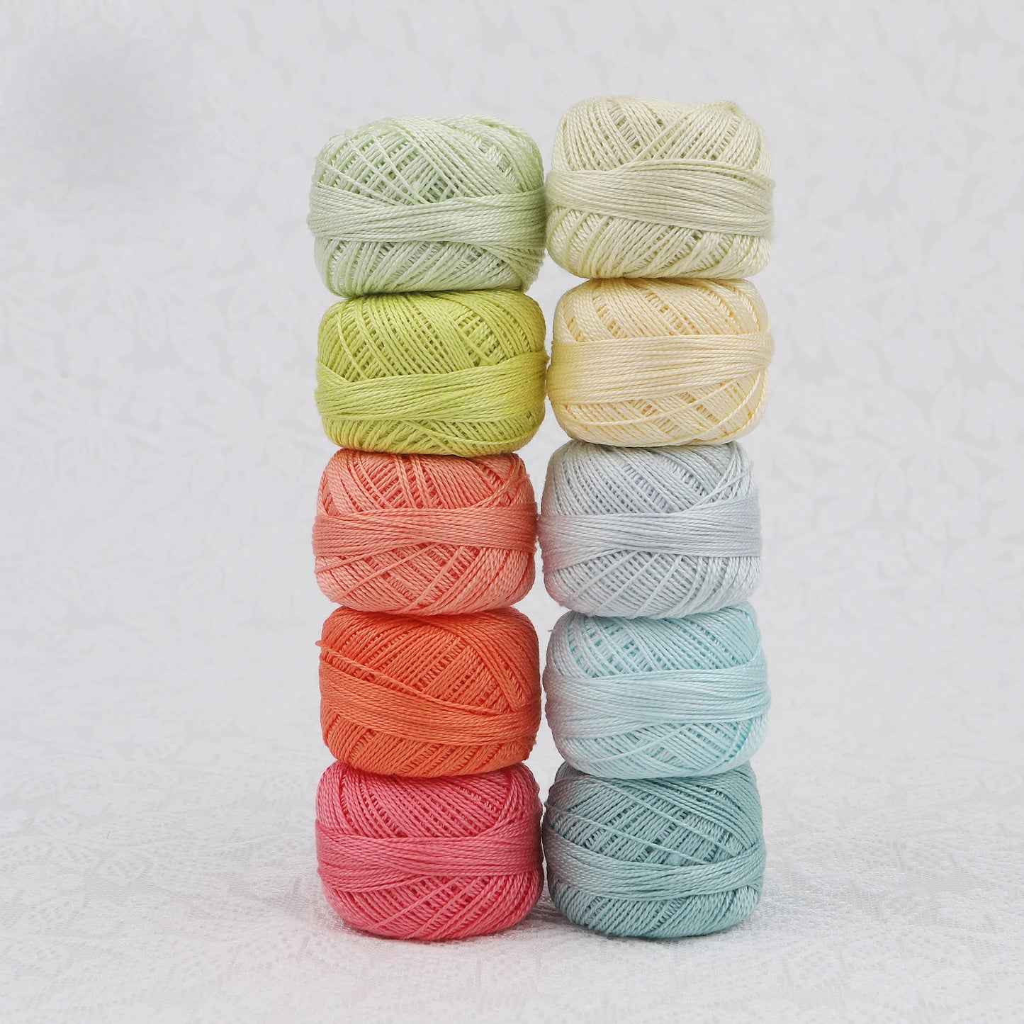 CraftHoop Egyptian Cotton Crochet & Embroidery Thread – 10 Pack