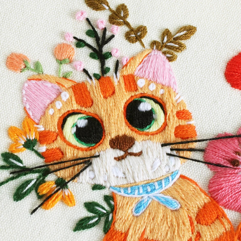 CraftHoop Animal Adventures Embroidery Kit