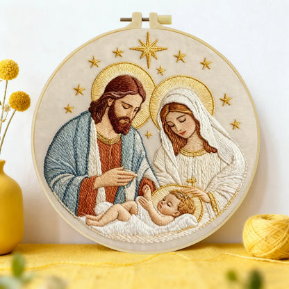 CraftHoop Sacred Nativity Embroidery Kits