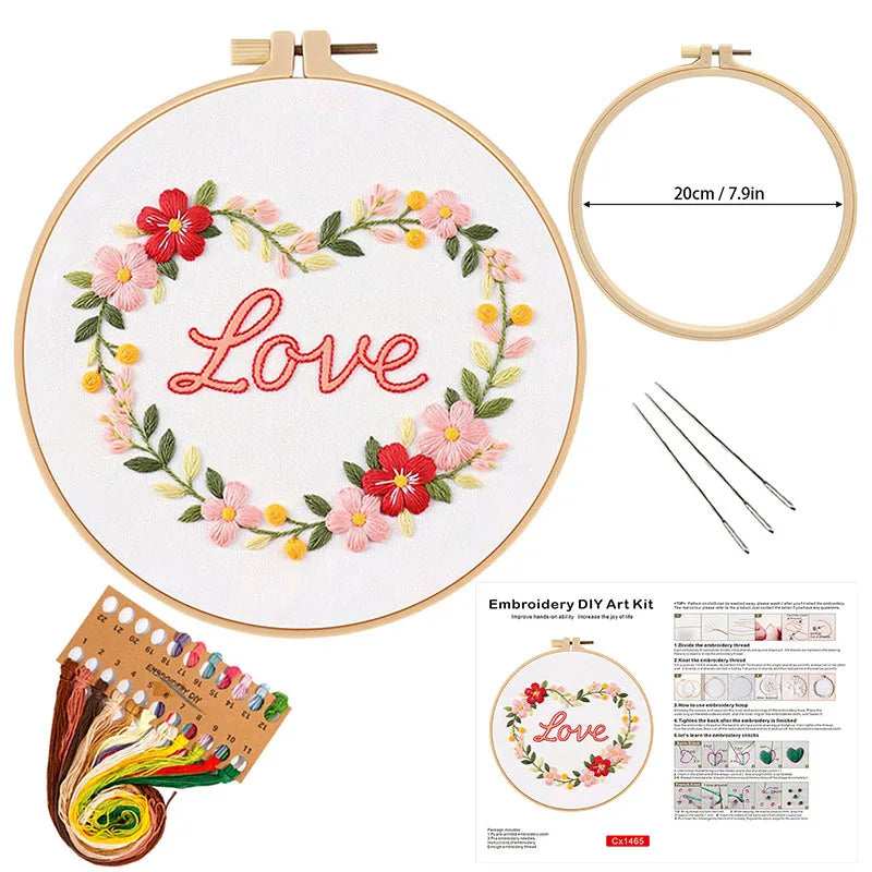 CraftHoop Valentine’s Day Blooming Love Set