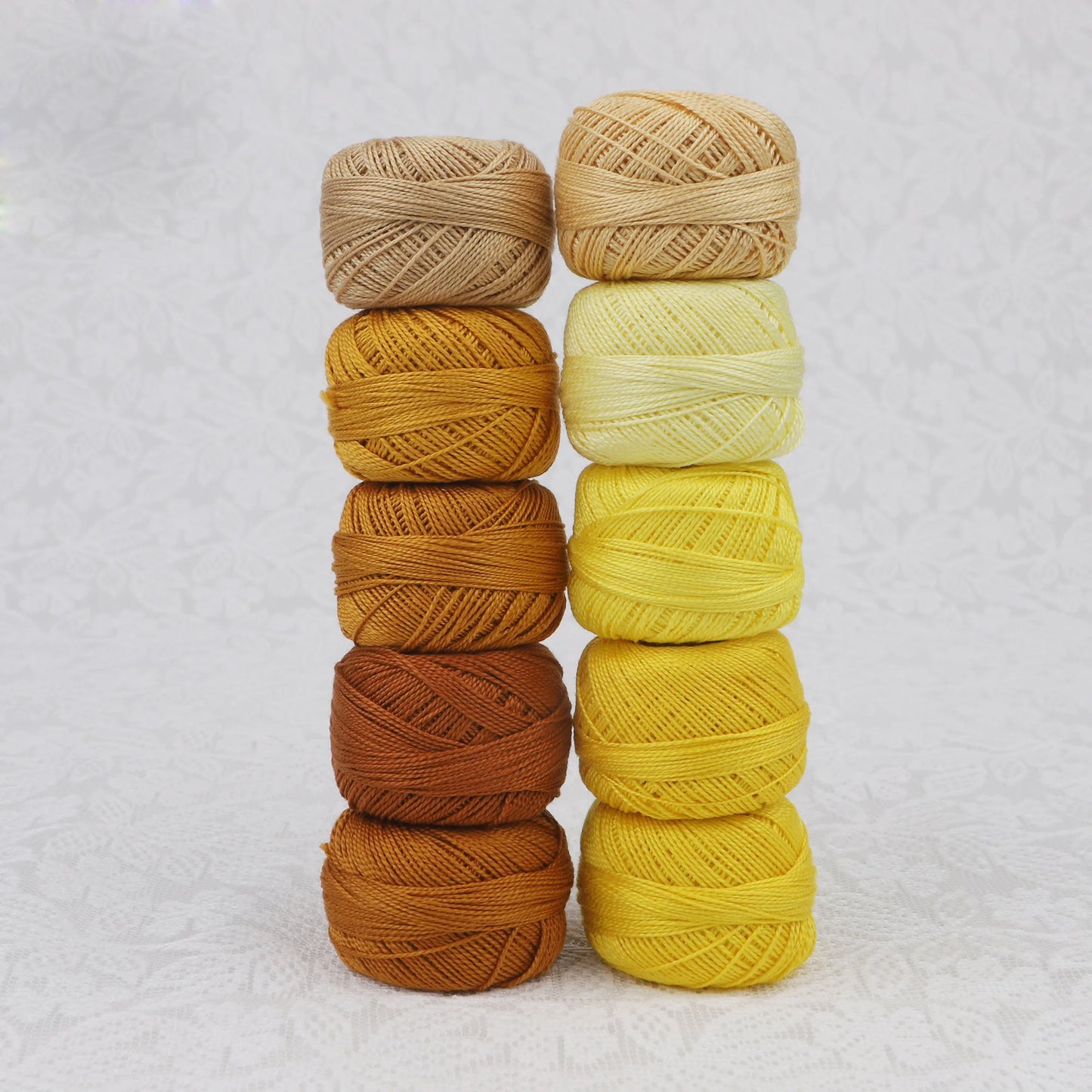 CraftHoop Egyptian Cotton Crochet & Embroidery Thread – 10 Pack