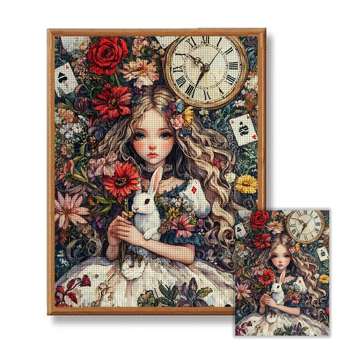 CraftHoop Girl in Wonderland Cross Stitch Kit