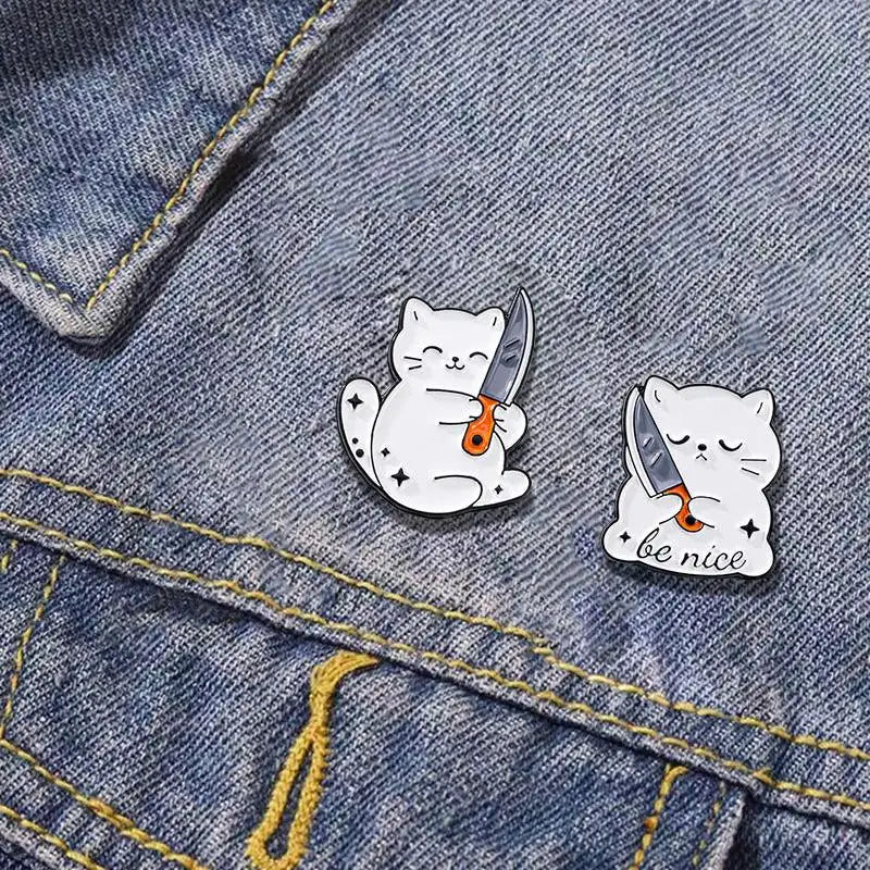 CraftHoop Spicy Kitty Pins