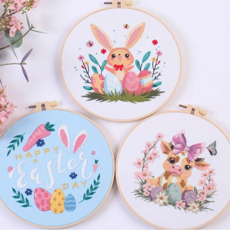 CraftHoop Easter Joy Embroidery Kit