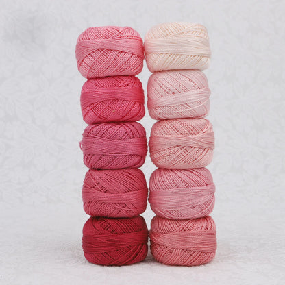 CraftHoop Egyptian Cotton Crochet & Embroidery Thread – 10 Pack
