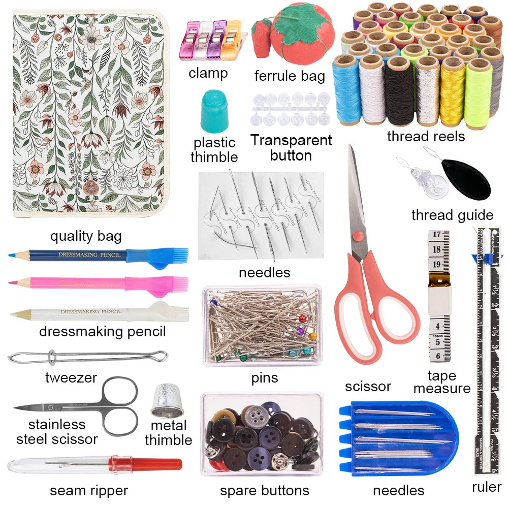 CraftHoop All-in-One Garden Blossom Sewing Set