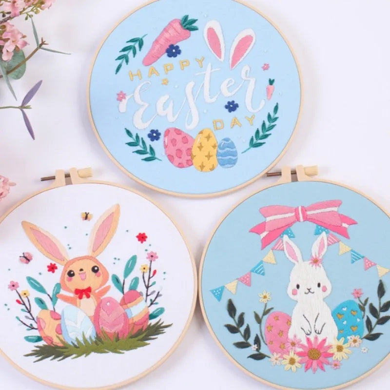 CraftHoop Easter Joy Embroidery Kit