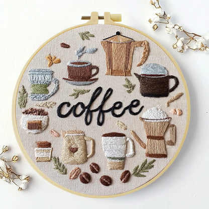 CraftHoop Food Art Embroidery Kit