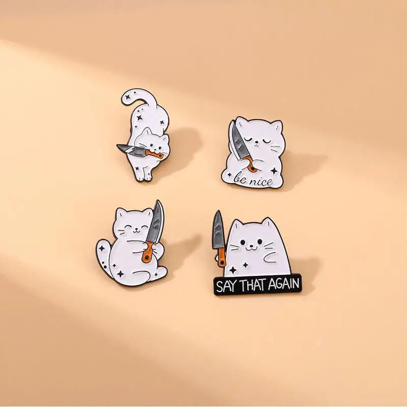 CraftHoop Spicy Kitty Pins